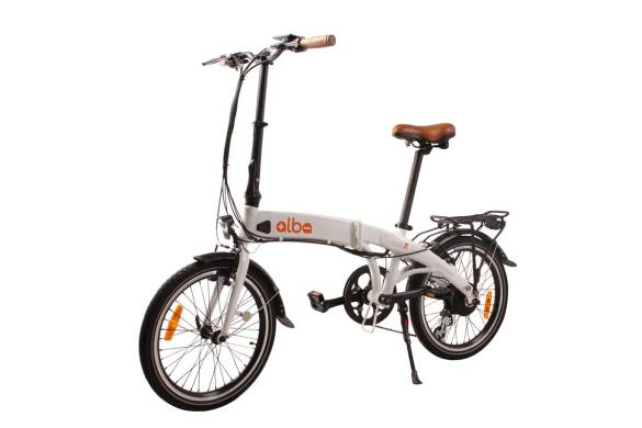 ALBA Fold 2 Premium 9.6 Ah LED Ekranlı Katlanır Elektrikli Bisiklet Beyaz (E-Bike) - 2