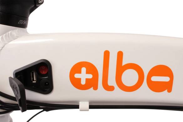 ALBA Fold 2 Premium 9.6 Ah LED Ekranlı Katlanır Elektrikli Bisiklet Beyaz (E-Bike) - 3
