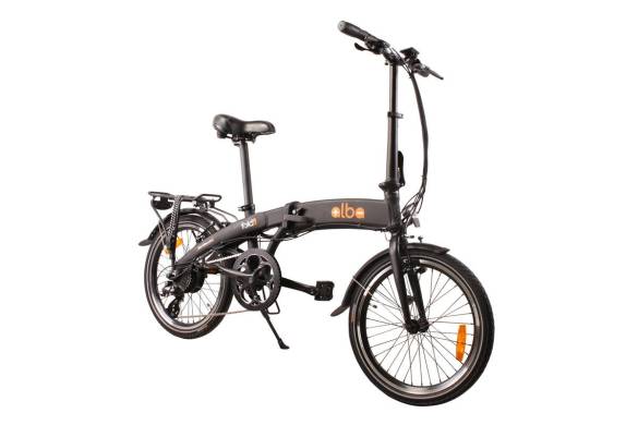 ALBA Fold 2 Premium 9.6 Ah LED Ekranlı Katlanır Elektrikli Bisiklet Siyah (E-Bike) - 0