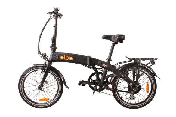 ALBA Fold 2 Premium 9.6 Ah LED Ekranlı Katlanır Elektrikli Bisiklet Siyah (E-Bike) - 1