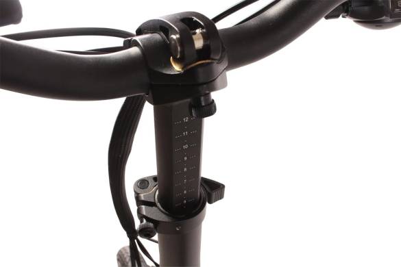 ALBA Fold 2 Standart 7.8 Ah LED Ekranlı Katlanır Elektrikli Bisiklet Siyah (E-Bike) - 16