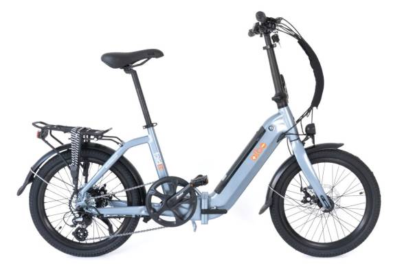 ALBA Fold X Premium 12.8 Ah Renkli LCD Gösterge Hidrolik Disk Fren Katlanır Elektrikli Bisiklet Antrasit Gri (E-Bike) - 0