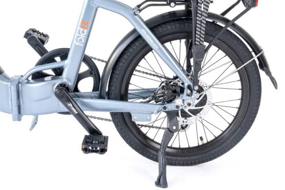 ALBA Fold X Premium 12.8 Ah Renkli LCD Gösterge Hidrolik Disk Fren Katlanır Elektrikli Bisiklet Antrasit Gri (E-Bike) - 8
