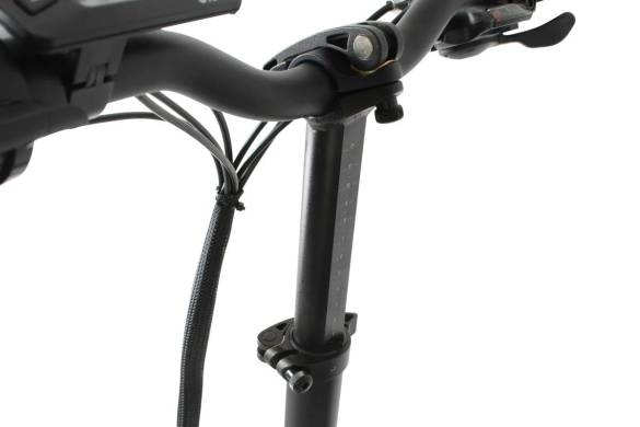 ALBA Fold X Standart 9.6 Ah Renkli LCD Gösterge Mekanik Disk Fren Katlanır Elektrikli Bisiklet Antrasit Gri (E-Bike) - 2