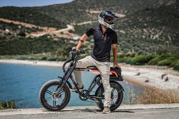 ALBA Motobike Standart 48 V 12.8 Ah Renkli LCD Gösterge Hidrolik Disk Elektrikli Bisiklet Siyah (E-Bike)