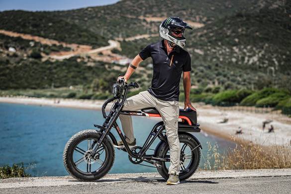 ALBA Motobike Standart 48 V 12.8 Ah Renkli LCD Gösterge Hidrolik Disk Elektrikli Bisiklet Siyah (E-Bike) - 0